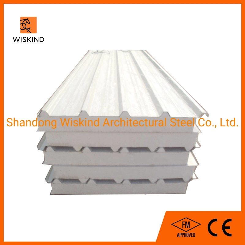 EPS Foam Metal Surface Sandwich Panel Used for Prefabricated House and Industry Steel Wearhouse and Workshop