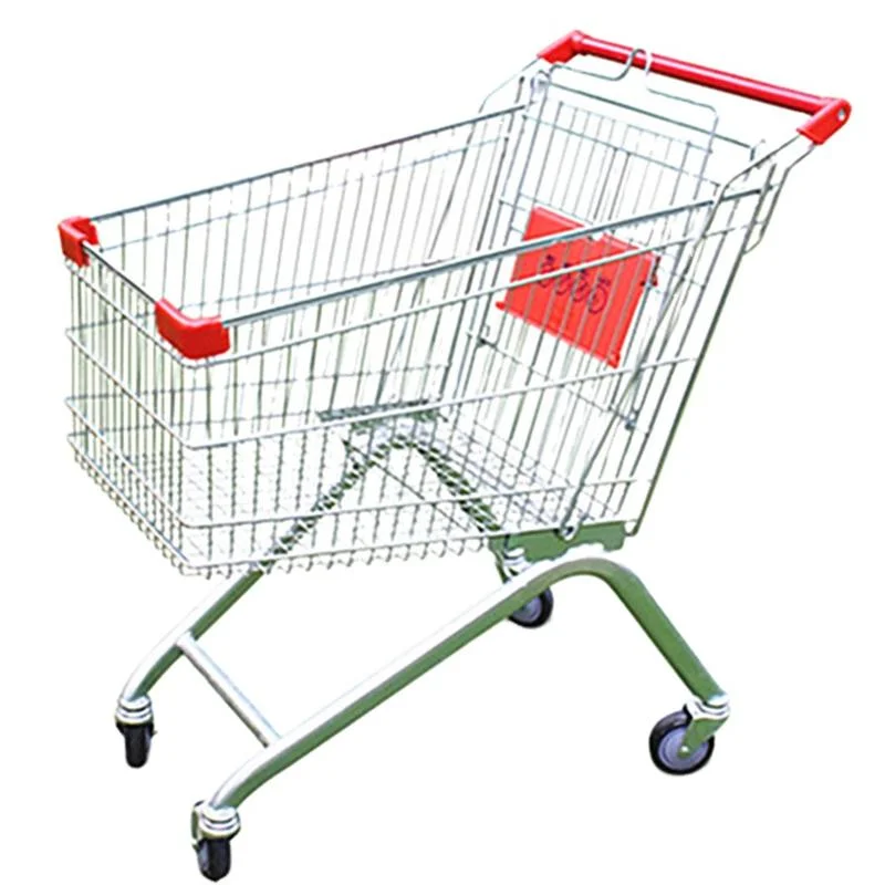 Supermarket Shopping Trolleys Wheeled Market Shopping Vegetable Carts Designs