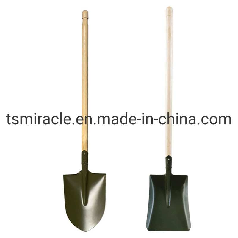 Green Engineer Shovel Flood Control and Disaster Relief Shovel Manganese Steel Hardening Shovel Emergency Rescue Shovel