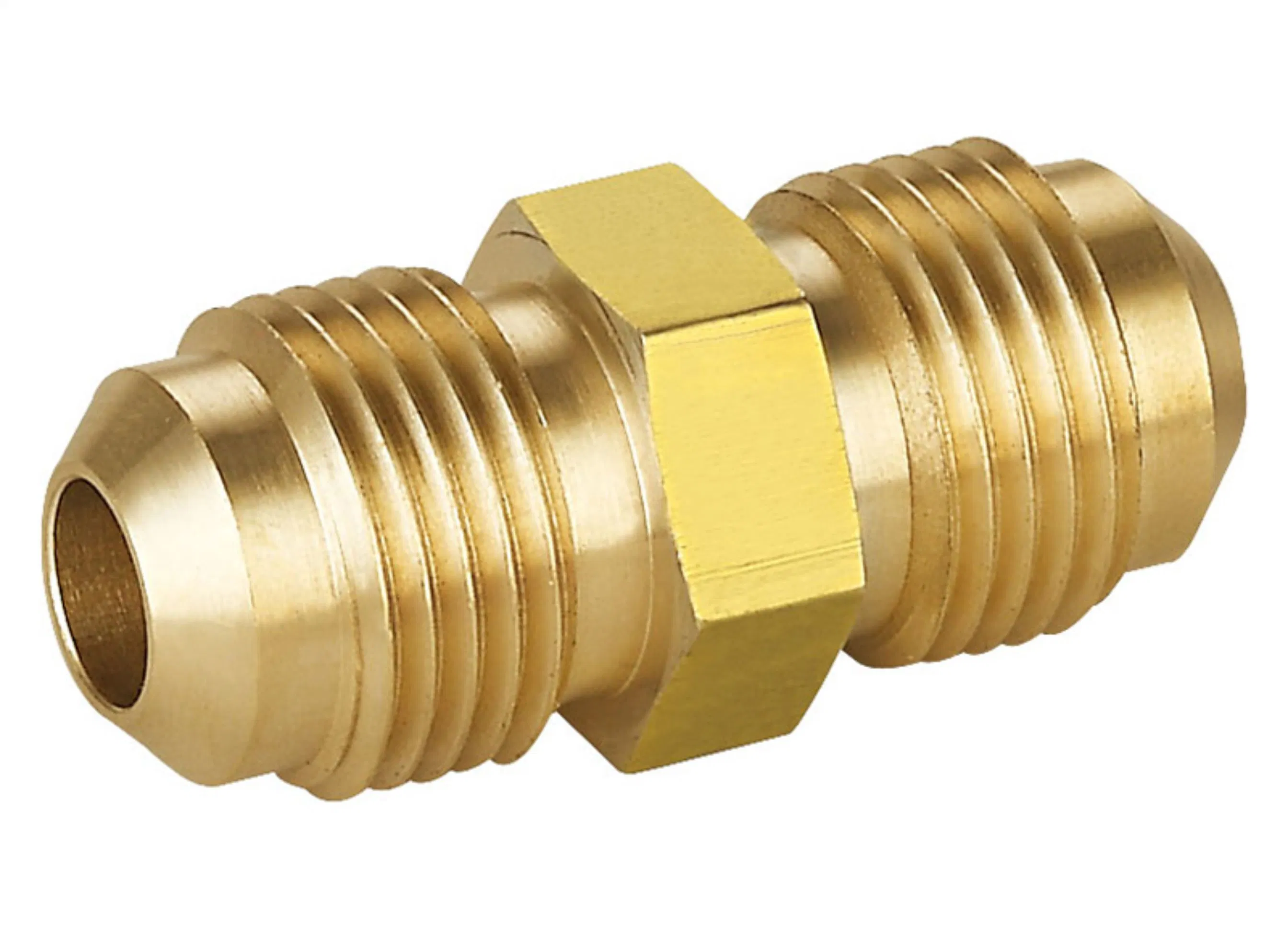 Brass Gas Pipe Compression Pipe Fittings Union 45 Fler Both Ends