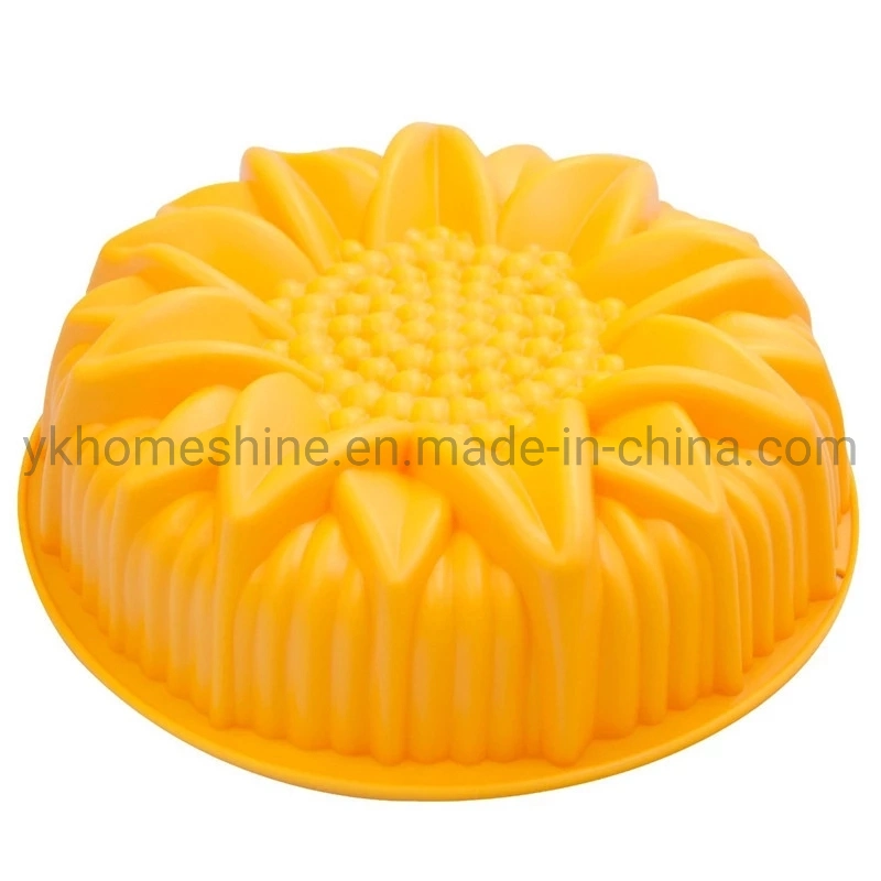 Sunflower Shaped Round Silicon Cake Baking Mold Food Grade Eco-Friendly Silicone Baking Pan