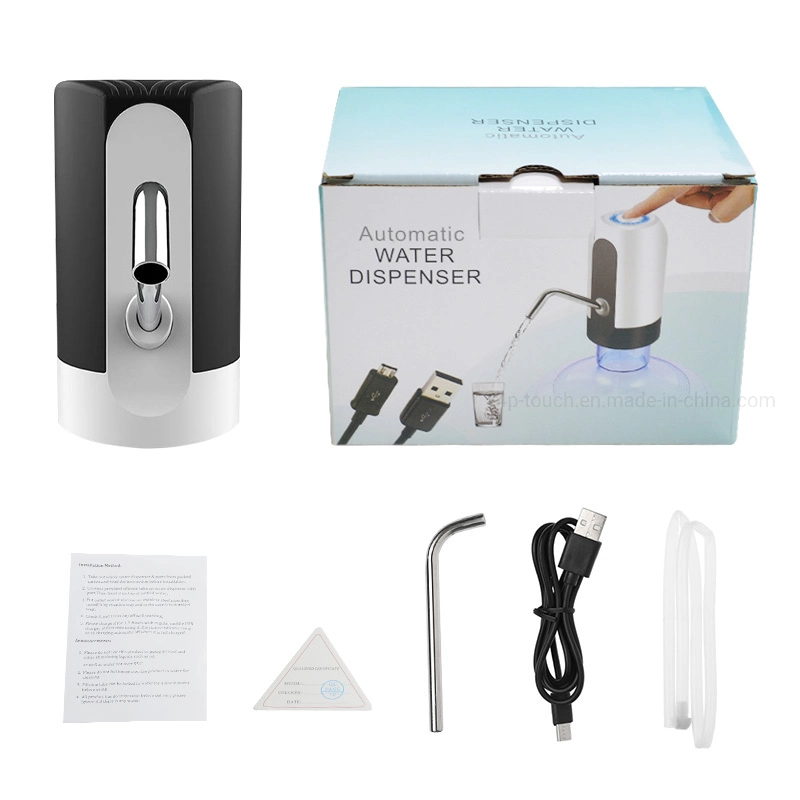 Soporte inteligente eléctrico inteligente automático de carga USB inalámbrico dispensador de agua portátil WD03