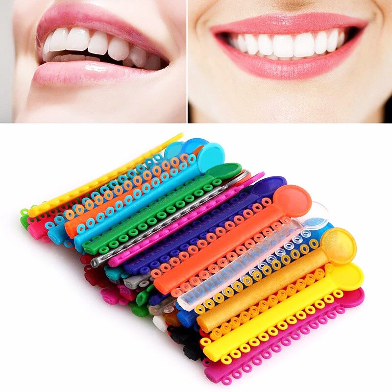 High Quality Orthodontic Elastic Ligature Tie for Dental Bracket