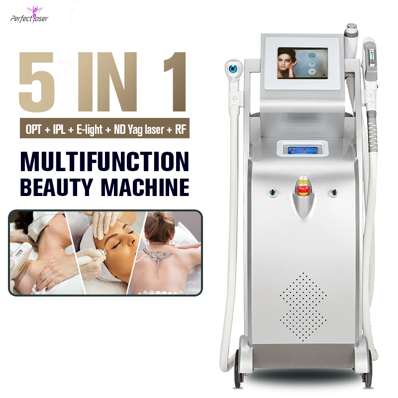 Multifunctional Opt IPL ND YAG RF Hair Removal Laser Machine