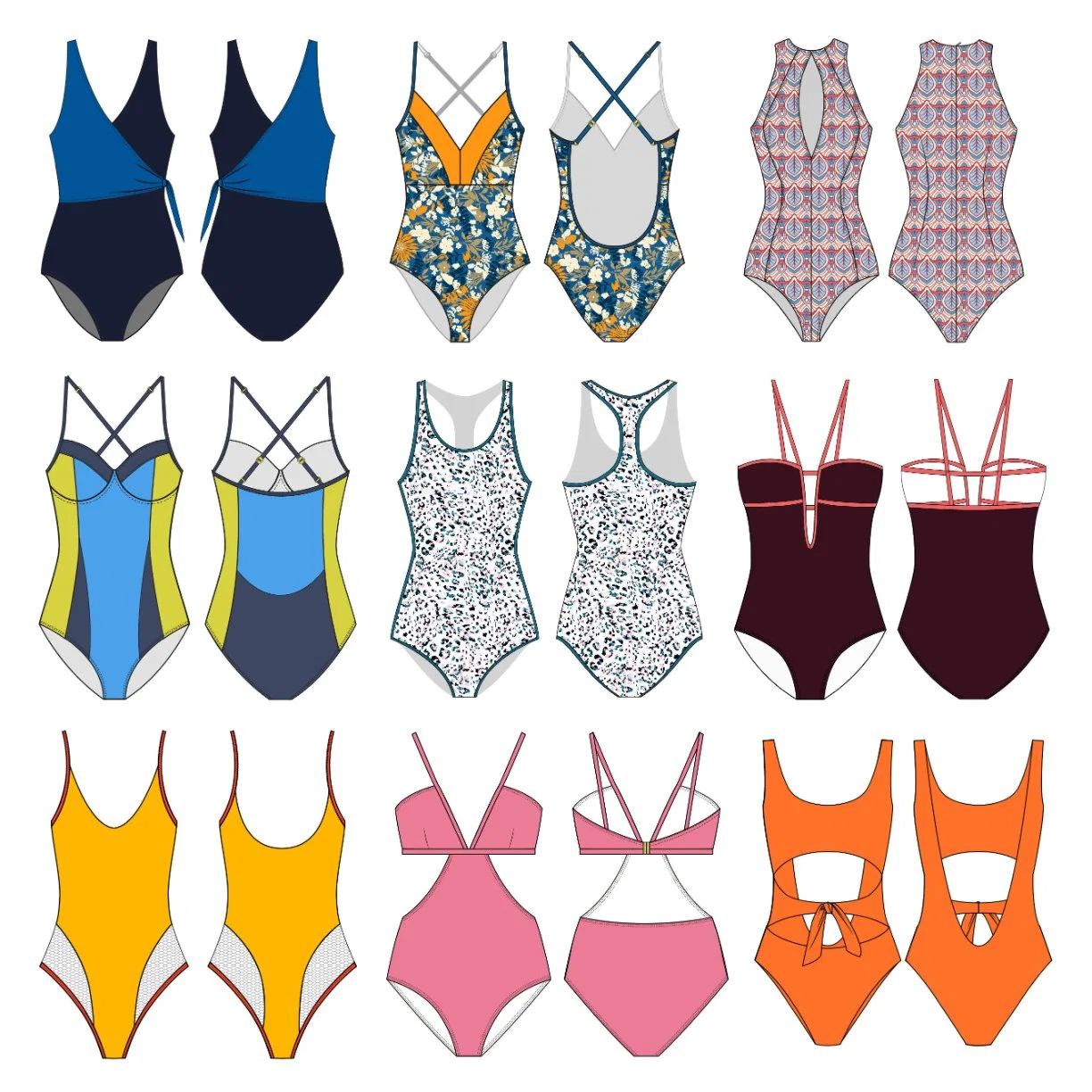 Wholesale/Supplier Mature Women Bikini Recycled Polyester Swimsuit Eco Friendly Beach Wear