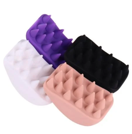 Super comfortable silicone mouse type shampoo brush