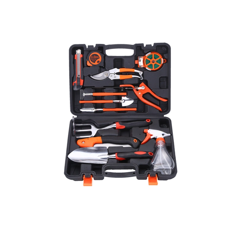 Reparatur Garten-Werkzeug-Kits Haushalt Werkzeug-Set mit Kunststoff Toolbox-Speicher