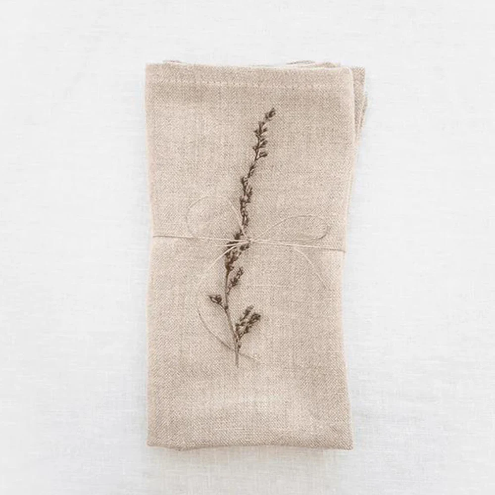 Boho Style Cotton Napkins Wedding Decorative Simple Napkins Dining Banquet Linen Napkins