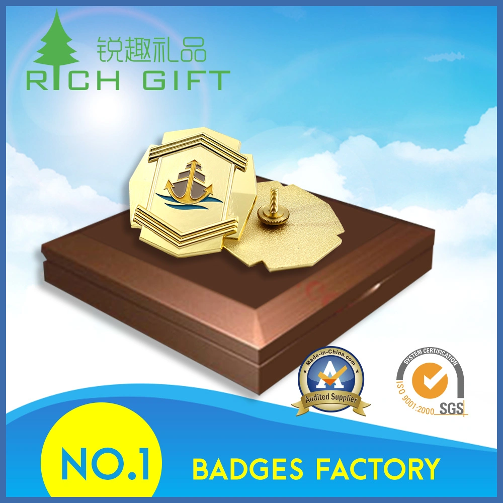 Factory Cheap Custom High quality/High cost performance  Fine Fashion Metal Badge