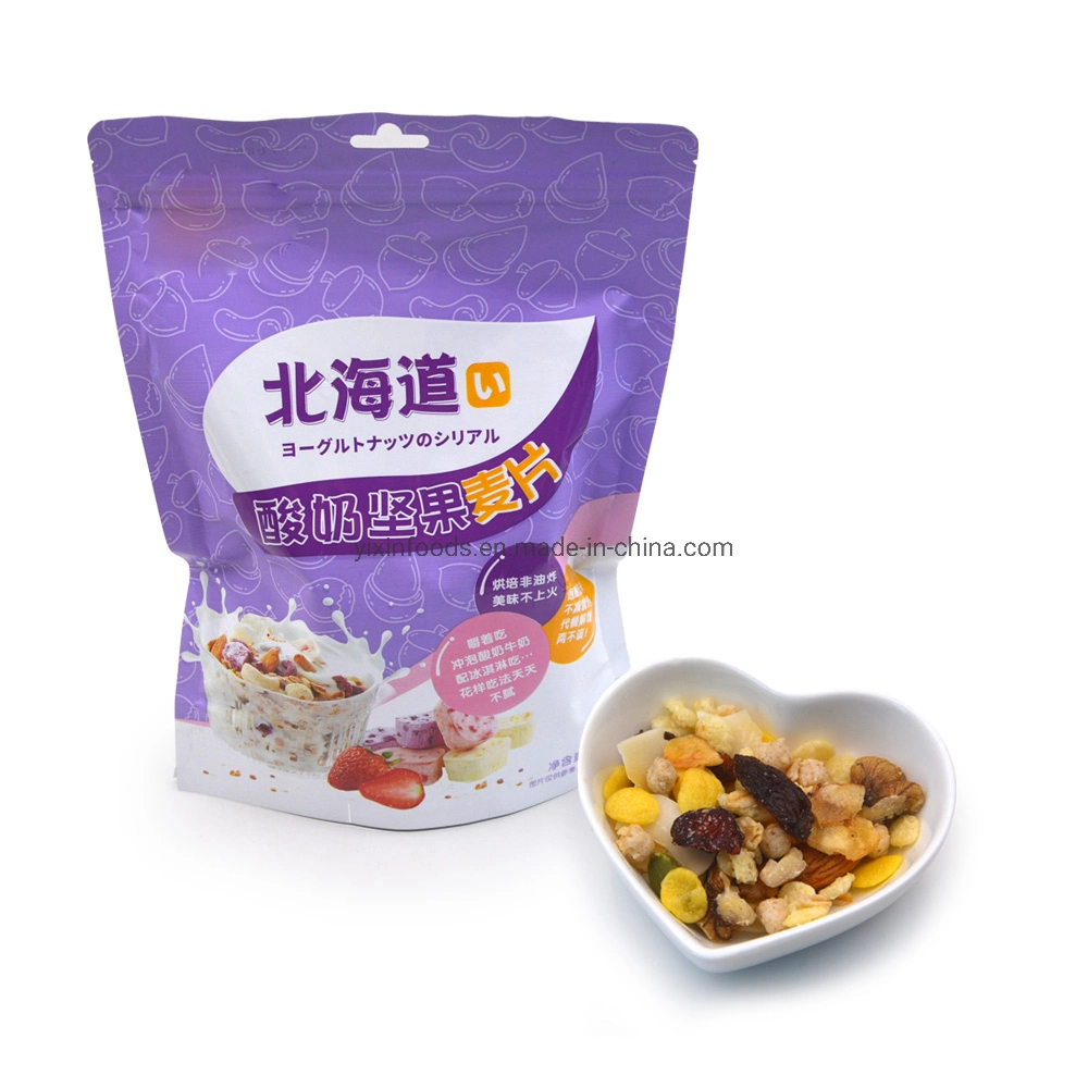 Wholesale/Supplier Oatmeal Crispy with Dried Fruit and Nuts Instant Snack Food