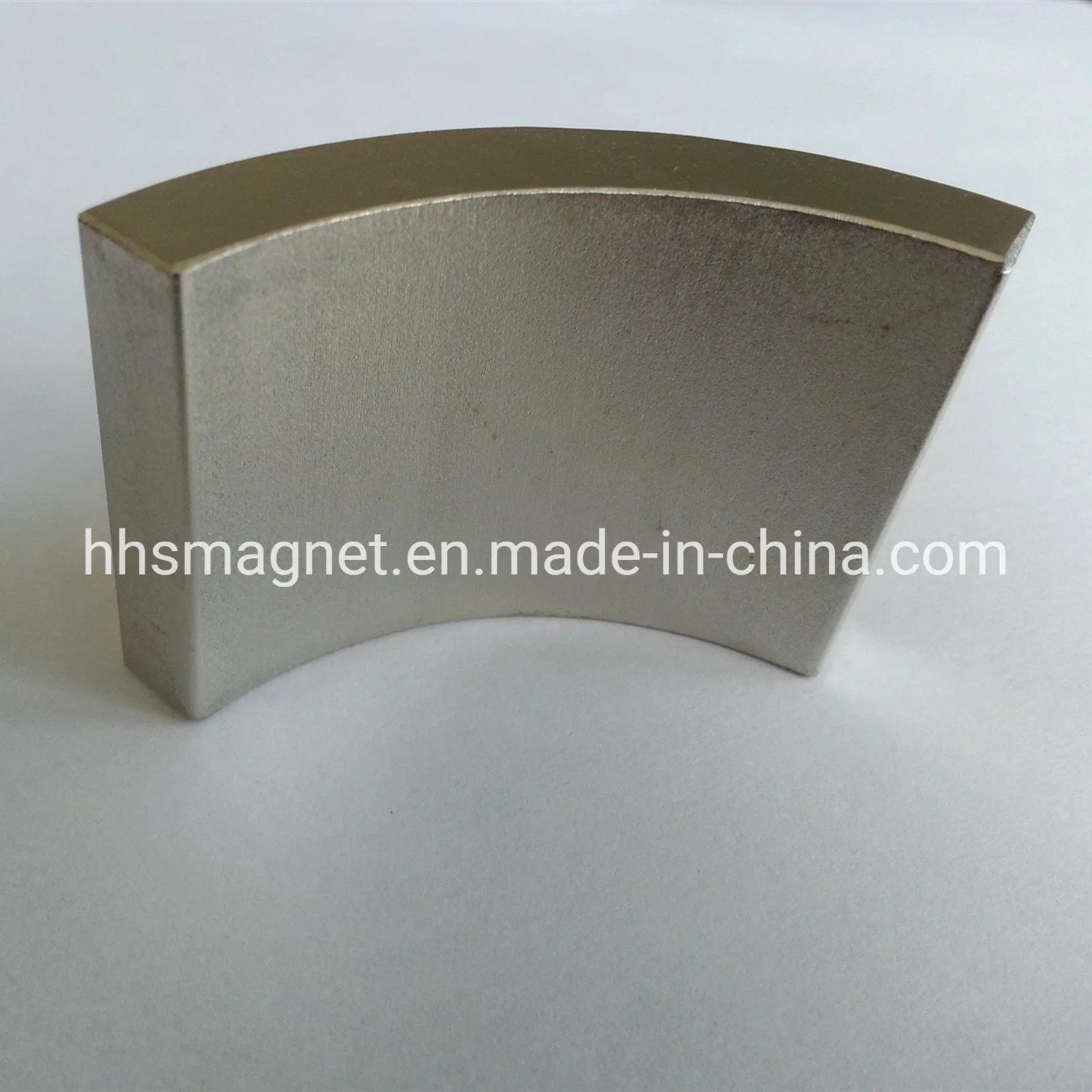 Permanent Rare Earth N35 N48 Arc Segment Shape Magnet Suitable for Motor