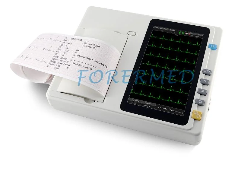 Medical Equipment 3 Channel ECG 12 Lead ECG Machine