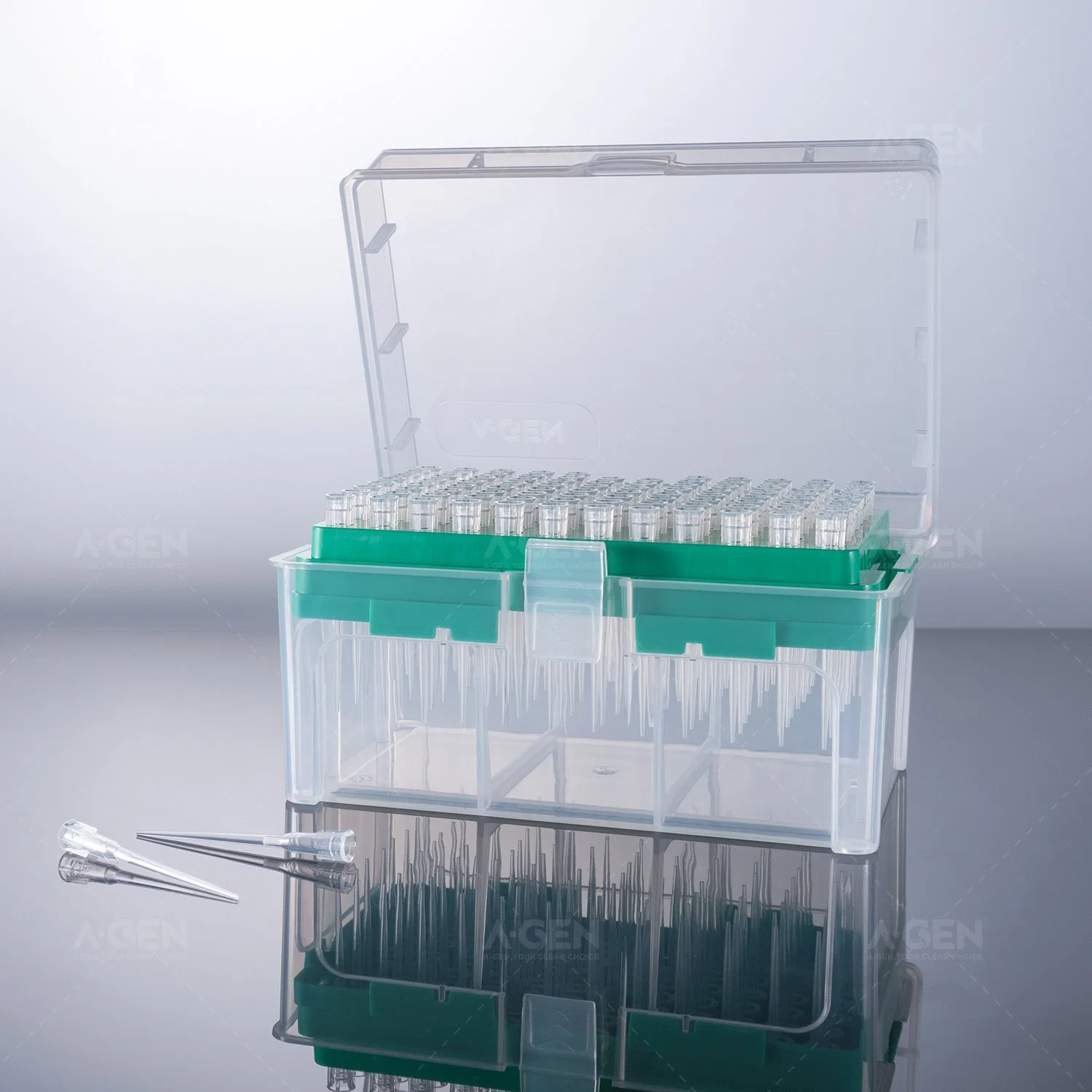 10UL Long Filtering Pipette Tip Extended Length 45mm 96 Tips/Rack 50 Racks 4800 PCS