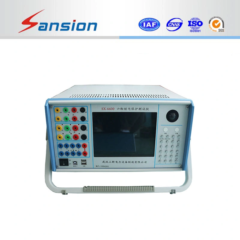 Factory Direct China Microcomputer Relay Tester 6 Phase Protection Relay Test Set