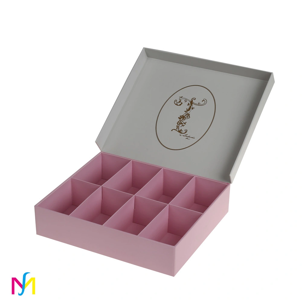 Boîte-cadeau de luxe en carton avec aimant pour emballage de maquillage, rouge à lèvres, cadeau cosmétique, boîte de rangement pour vernis à ongles personnalisée.