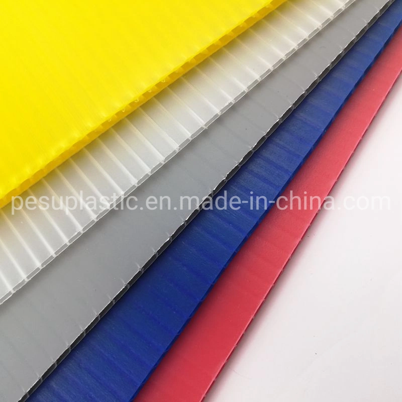 2mm Corrugated Plastic Sheets for Indoor and Outdoor Use