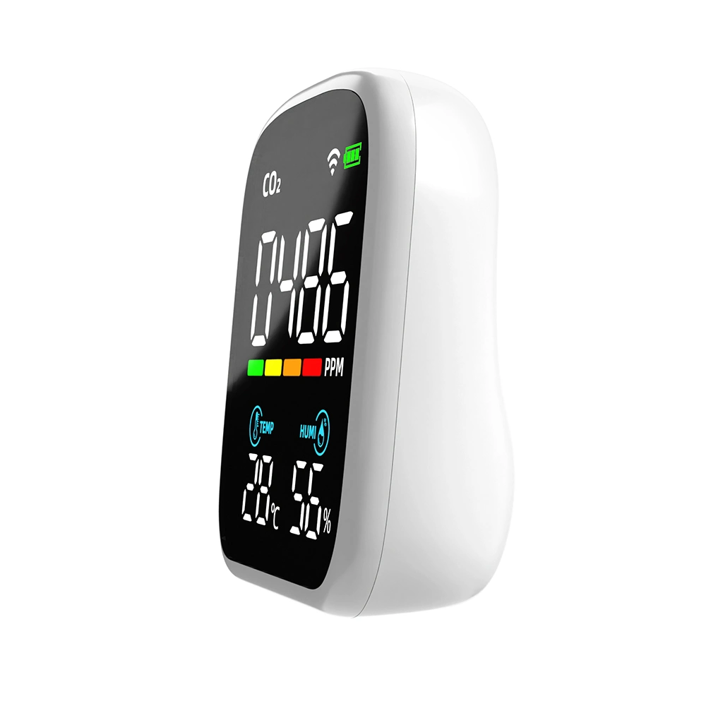 Digitaler tragbarer CO2 Monitor mit LCD-Display und Tuya WiFi Funktion