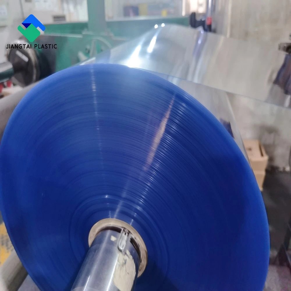 Jiangtai Plastic Professional Rigid Transparent PVC Film Plastic PVC Clear Film Roll with Good Quality