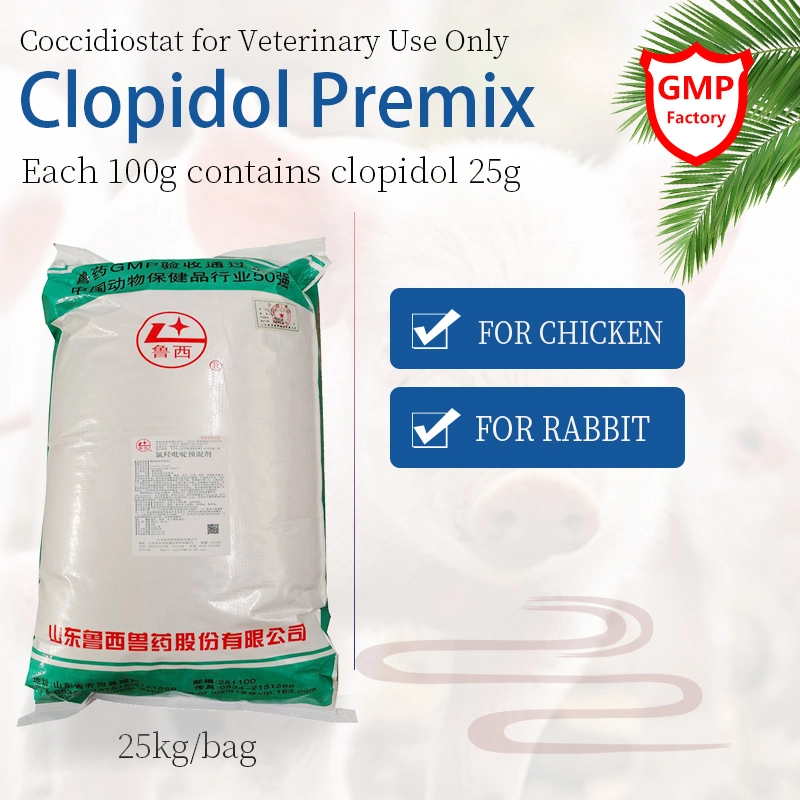 Clopidol Premix 25% Coccidiostat for Poultry Coccidiosis High Quality Facotry Supply China