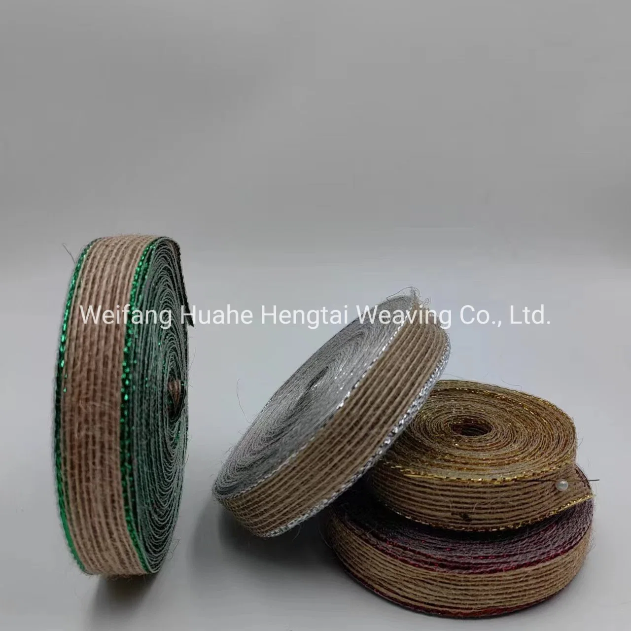 Wholesale/Supplier Natural Colored Edge Fishing Thread Jute Ribbon Vase Binding