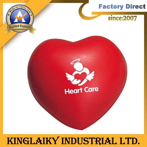 Heart Shape PU Stress Ball for Gift Gadget (PU23148)