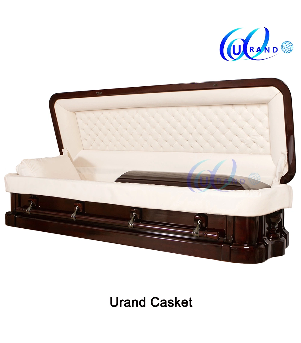 Funeral Luxury Solid Mahogany Wooden Casket