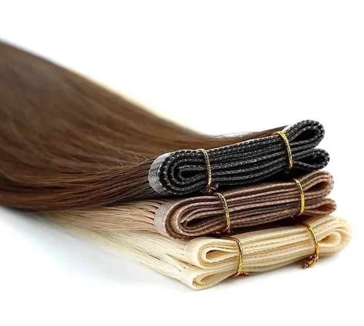 New Products Hight Quality 100% Human Hair Brazilian Flat Hair Weft