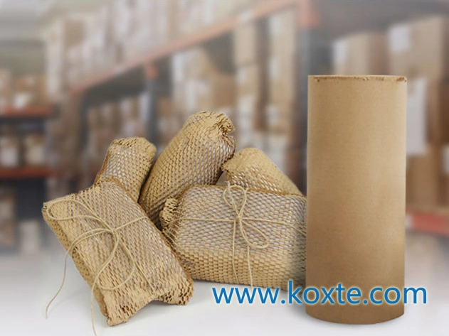 Full Automaitc Change Roll Express Packing Kraft Honeycomb Paper Cushion Making Cutting Machine