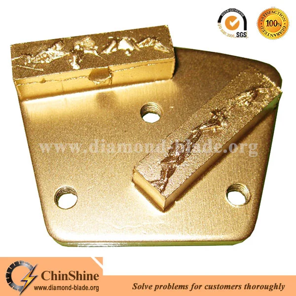 PCD Trapezoid Diamond Grinding Shoes for Epoxy Flooring Coating Tools