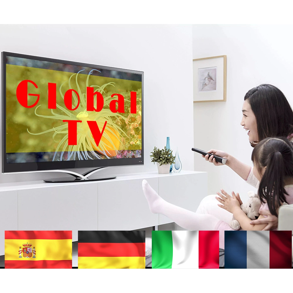 2022 Venta caliente de prueba gratuita Panel de revendedor de IPTV en Europa Alemania Holanda Suiza Lista de canales m3u Demo TV Box Smart TV IPTV Server