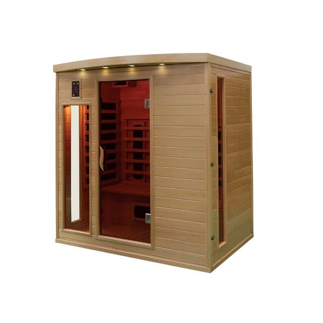 Joda Hemlock Spruce Wood Infrared Sauna Cabin Wet Steam Shower Rooms Infrared Sauna and Steam Combine Room