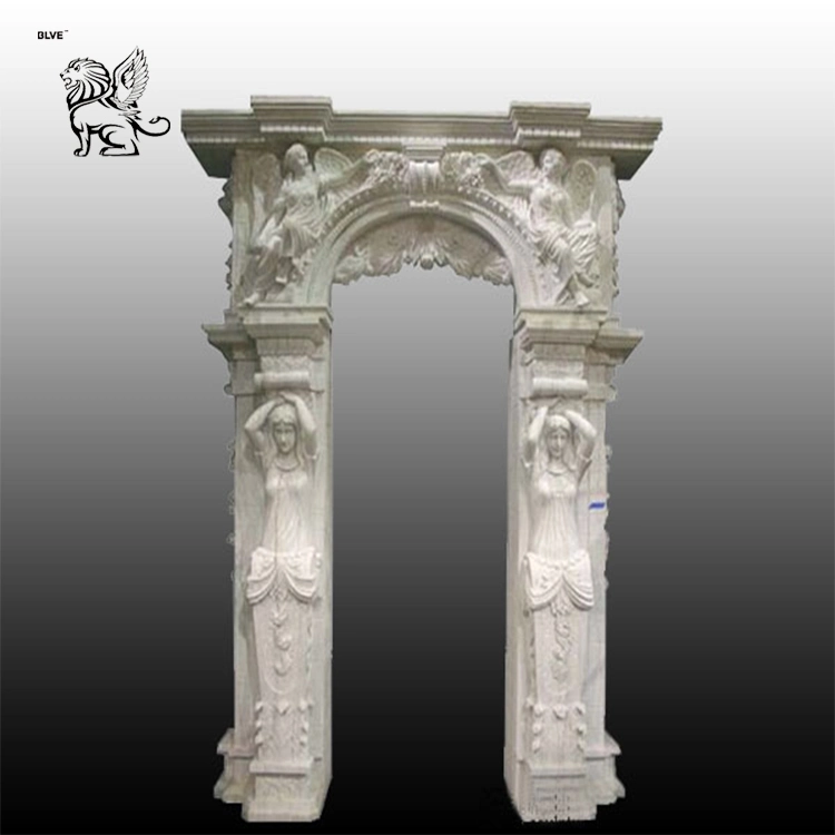 European Craft Carved Marble Doorpost Mdfy-13