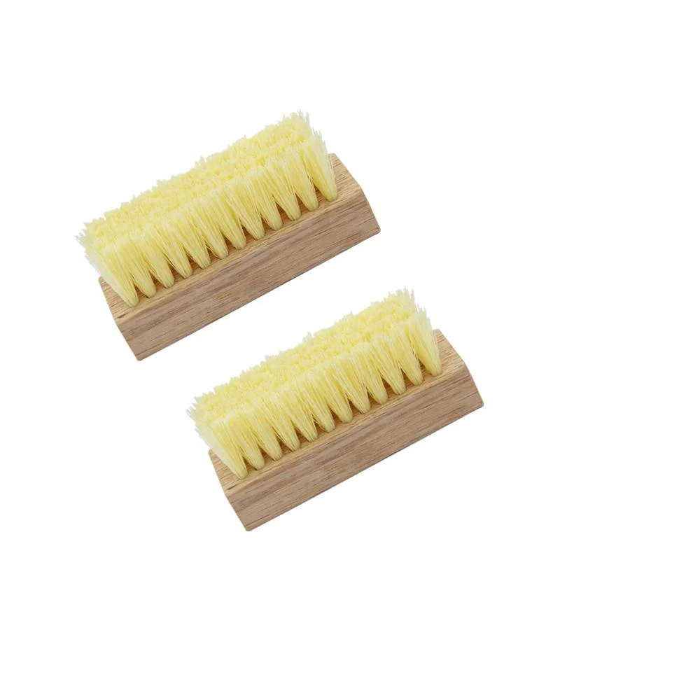 Wood Hard Shoe Sole Cleaning Brush PP Hair Medium Brush