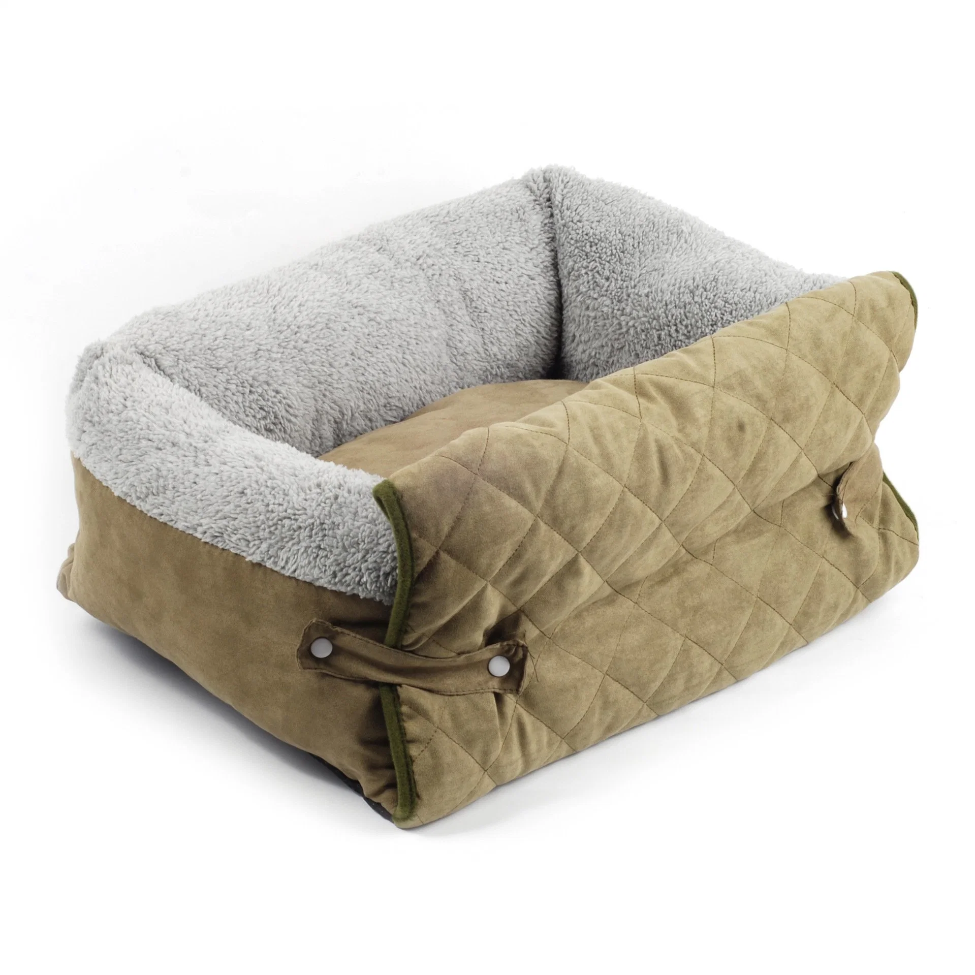 Excellent Quality Kennel Oxford Non-Slip Bottom Dog Cat Nest Machine Washable Arctic Fleece Pet Beds