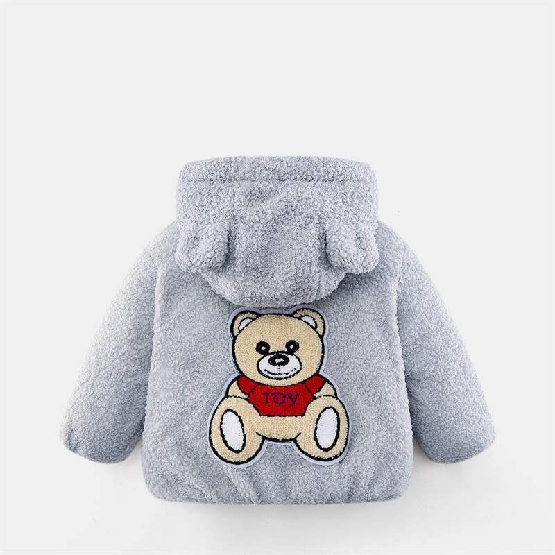 Winter Latest Cartoon Bear Warm Children's Fleece Cotton Coat Thickened