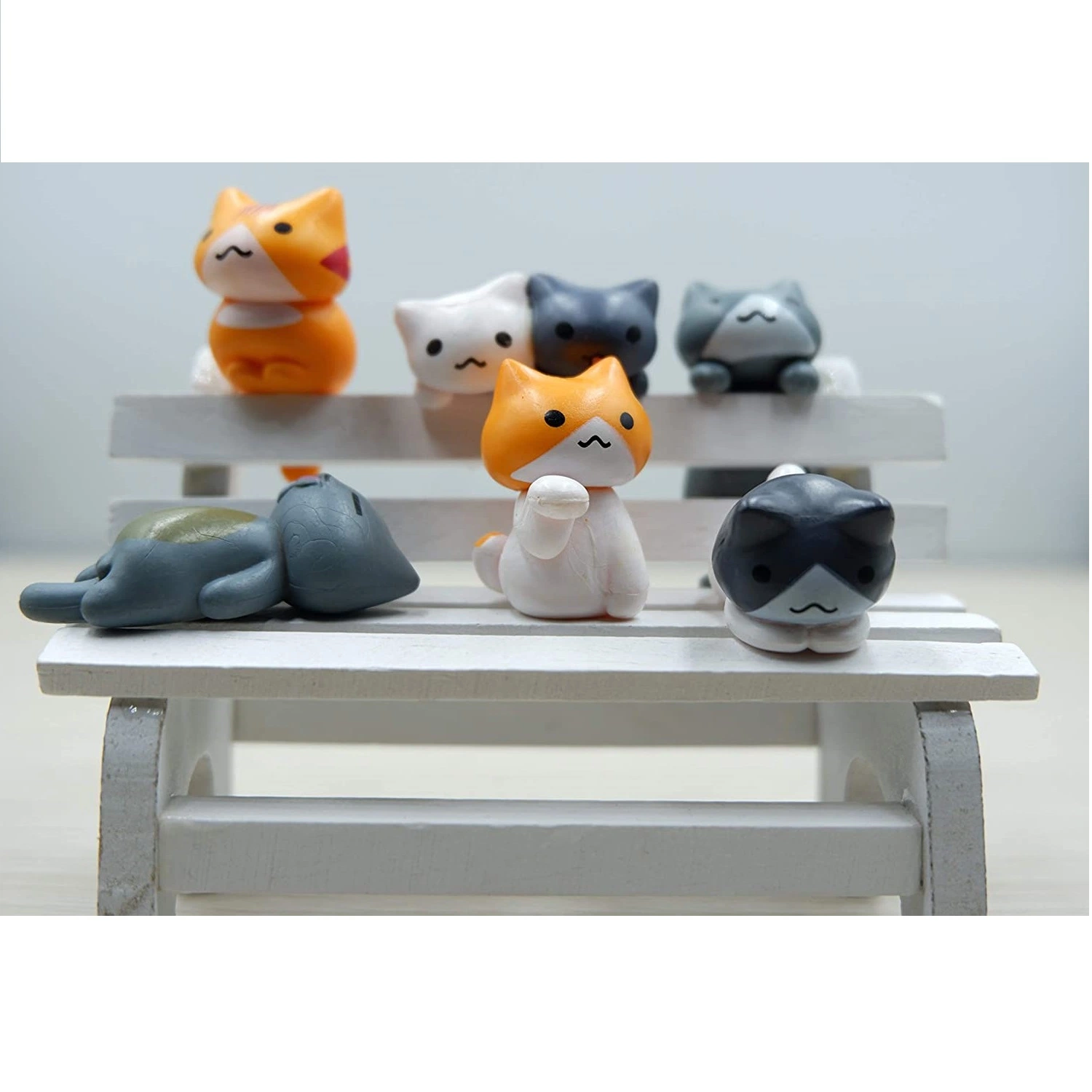 Ensemble de jeu pour mini-figurine de la collection de personnages de chat animal