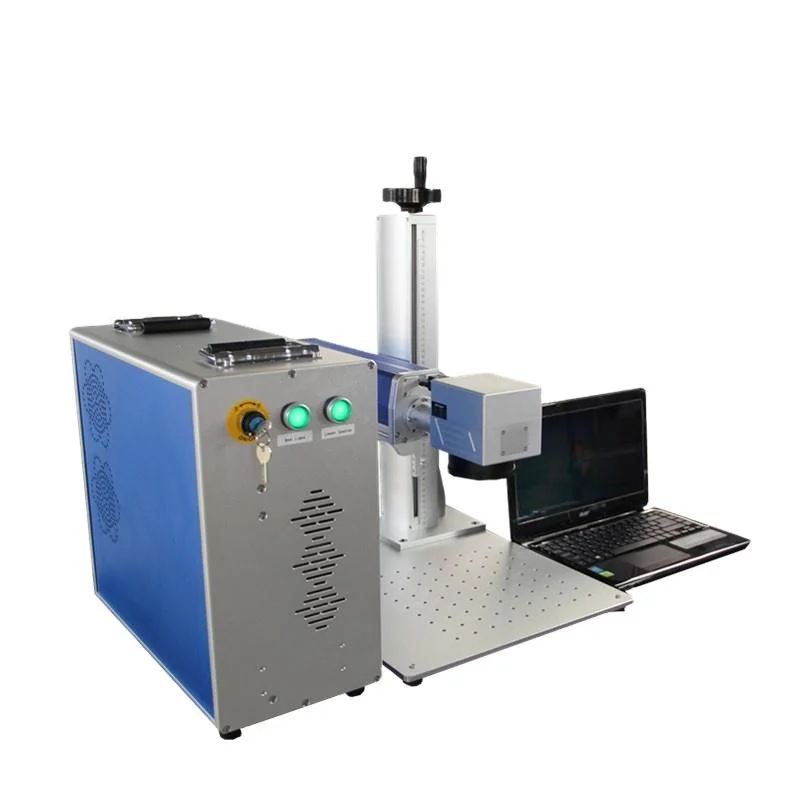 60W Industrial Fiber Laser Marking Machine for PVC Pipe / Metallic / Watches / Camera / Phone Case