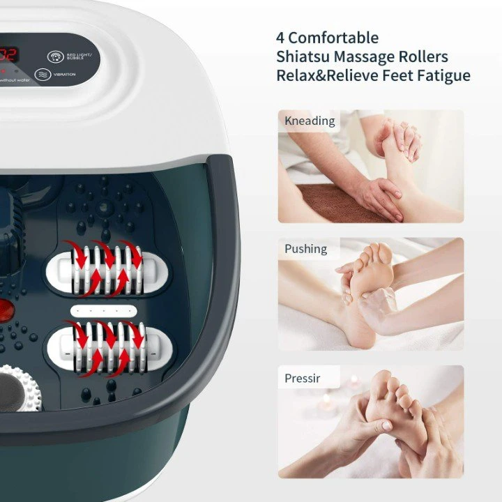 Flash Sale Roller Pedicure Temperature Control Deep Basin Relaxing Foot SPA Massage