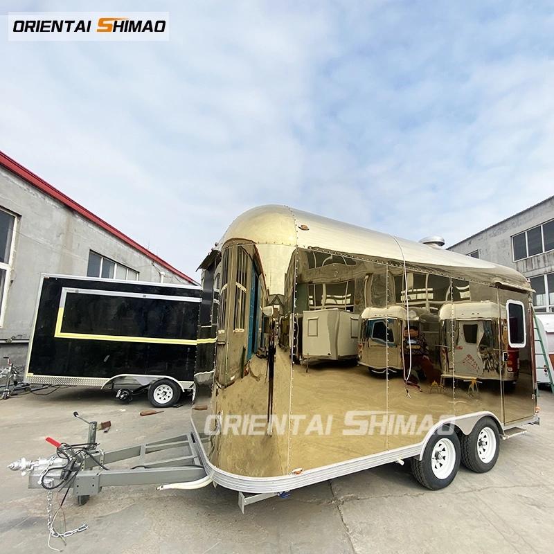 Oriental Shimao Mobile Electric Fast Vending Icecream Refrigerated Refrigerator Delivery Box Convenient Pizza Kiosk Fast Street Freezer Stainless Food Truck