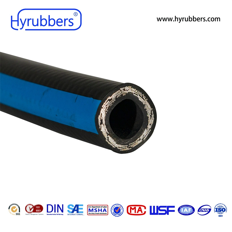 Flexible Steel Wire Braided Oil Resistant Hydraulic Rubber Hose R2at/2sn