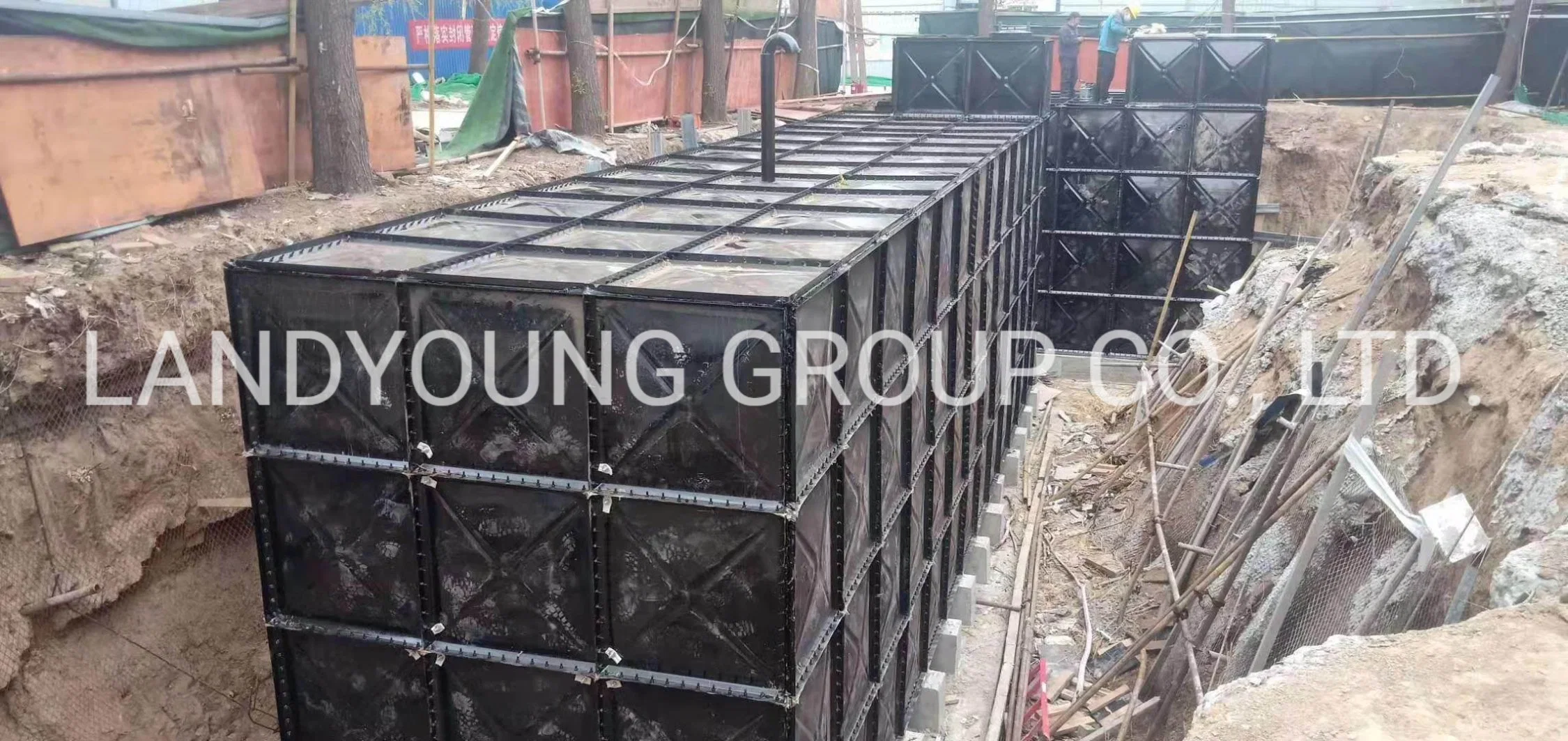 Pressure-Resistant and Corrosion-Resistant Underground Water Tank for Fire Fighting Water Tank