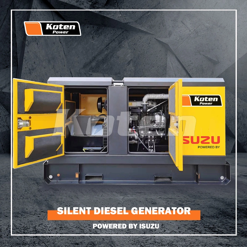 Single Phase 60Hz 120/240V 25kVA Silent Diesel Generator Powered by Jmc Engine