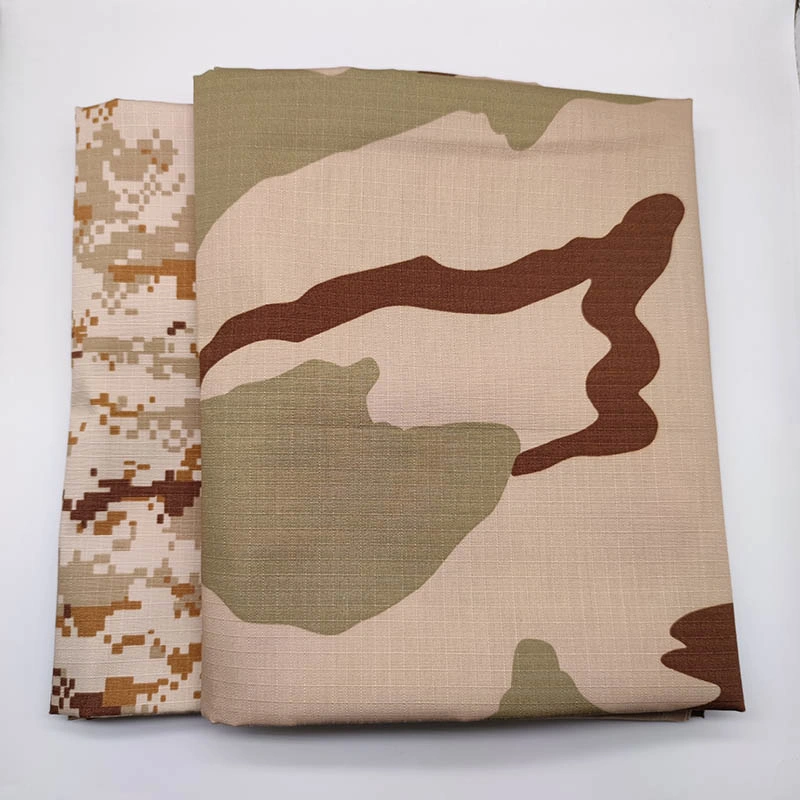 Army Green Fabric Outdoor Waterproof Polyester Cotton Textiles Russian Digital Thickened Camouflage Clothing Fabric