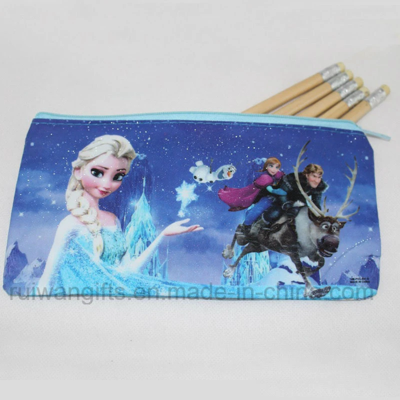 School Stationery Case Frozen Pen Pencil Bag for Children