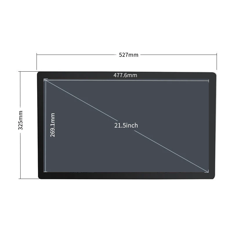 Touchwo 15.6 18.5 21.5 All in One Tablet PC Embedded /Open Frame Industrial Window Touch Panel PC Computer with Desktops Bracket