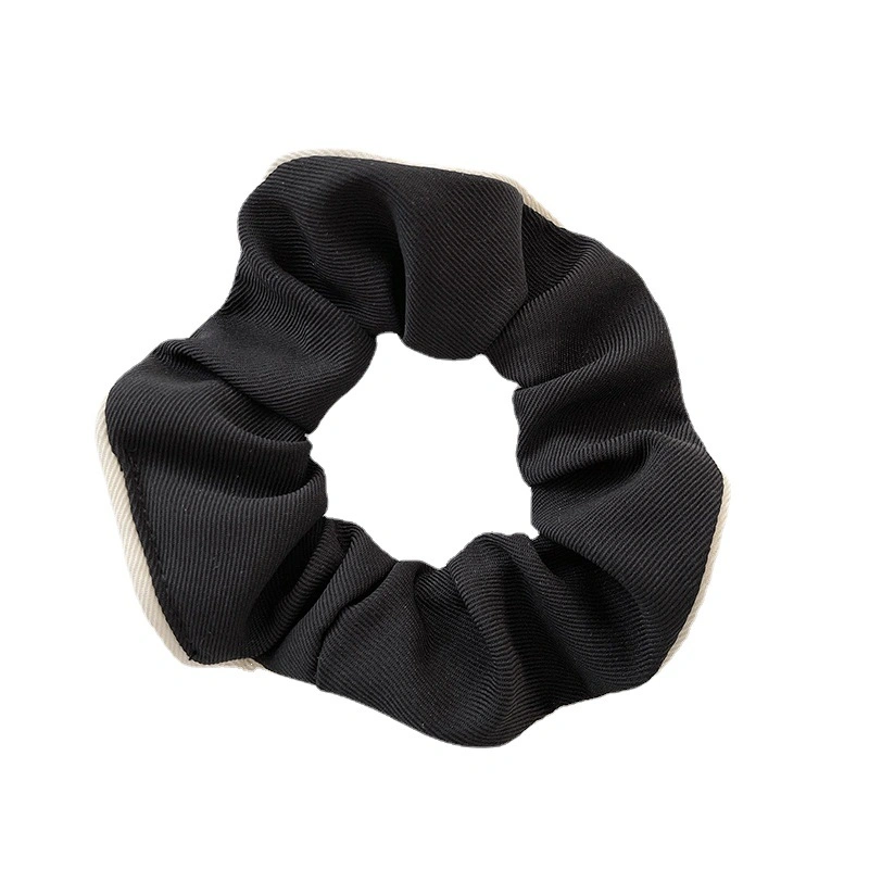 Korean-Style Intestine Hair Ring in Simple and Pure Color for Women