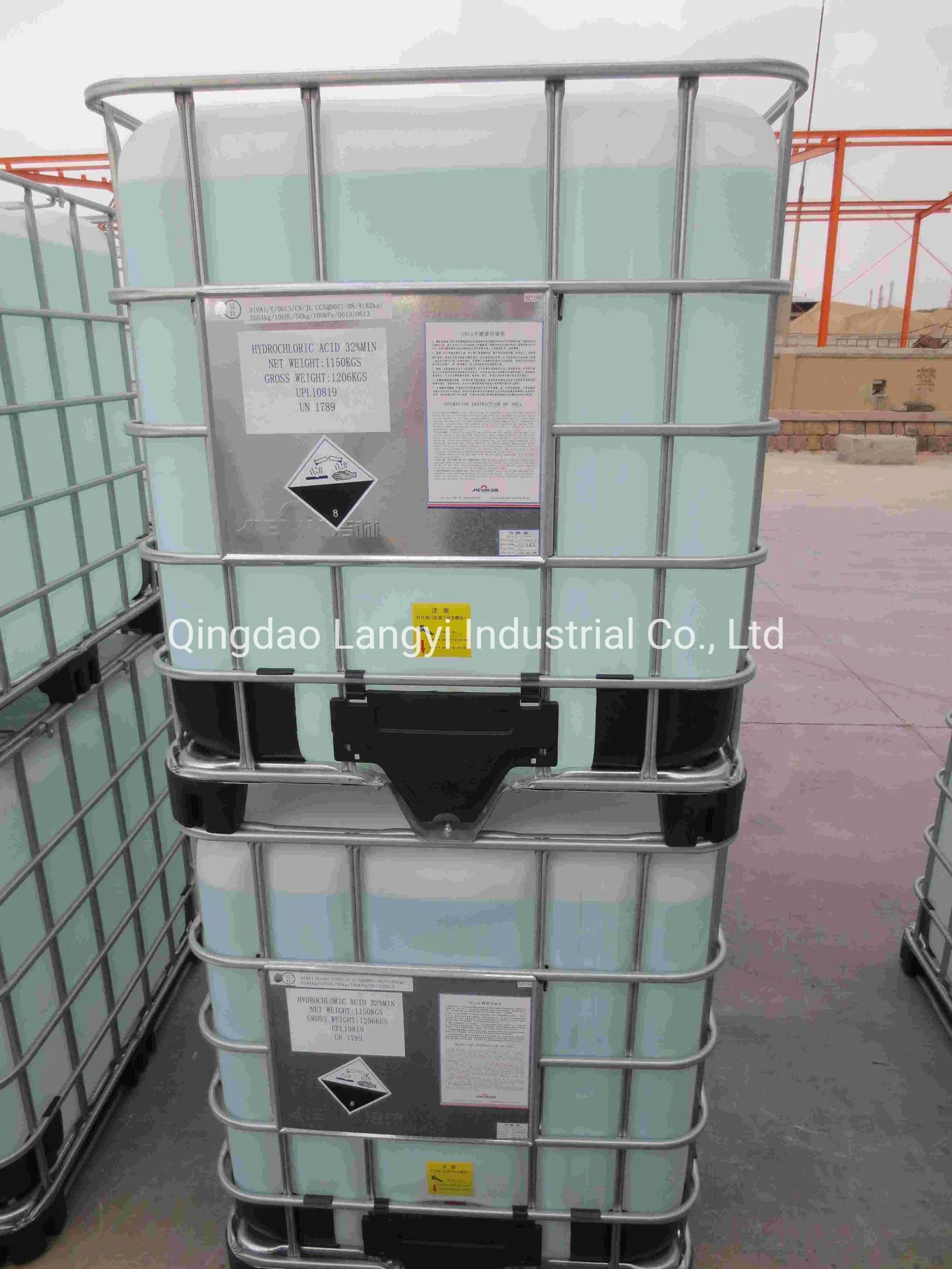 China ISO Ccertificate HCl Factory for Water Treatment and Mining Hydrochloric Acid