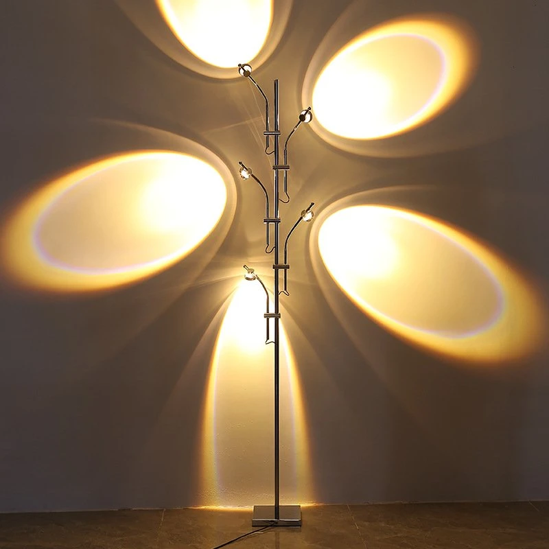 Nordic Atmosphere Floor Lamp Lighting LED Projection Lamp Art Sunset Floor Lamp