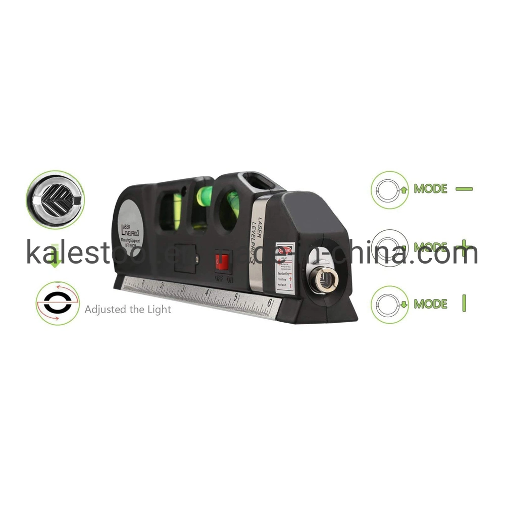 High Precision Measurement Multi-Function Laser Level with Tape Measures Laser Multifunction Measuring Ruler The Quality Life