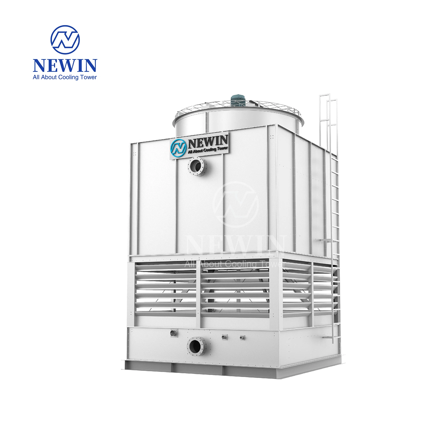 Basic Customization Nts Series Turbine Drive Counter Flow Cooling Tower